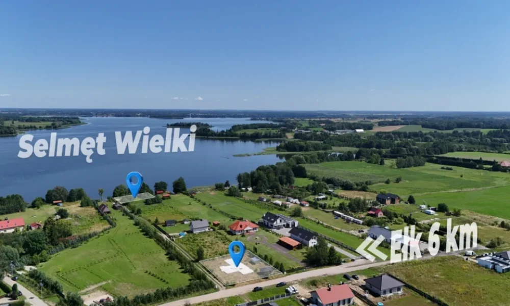 Działka z budową + dostęp do jeziora – Mrozy