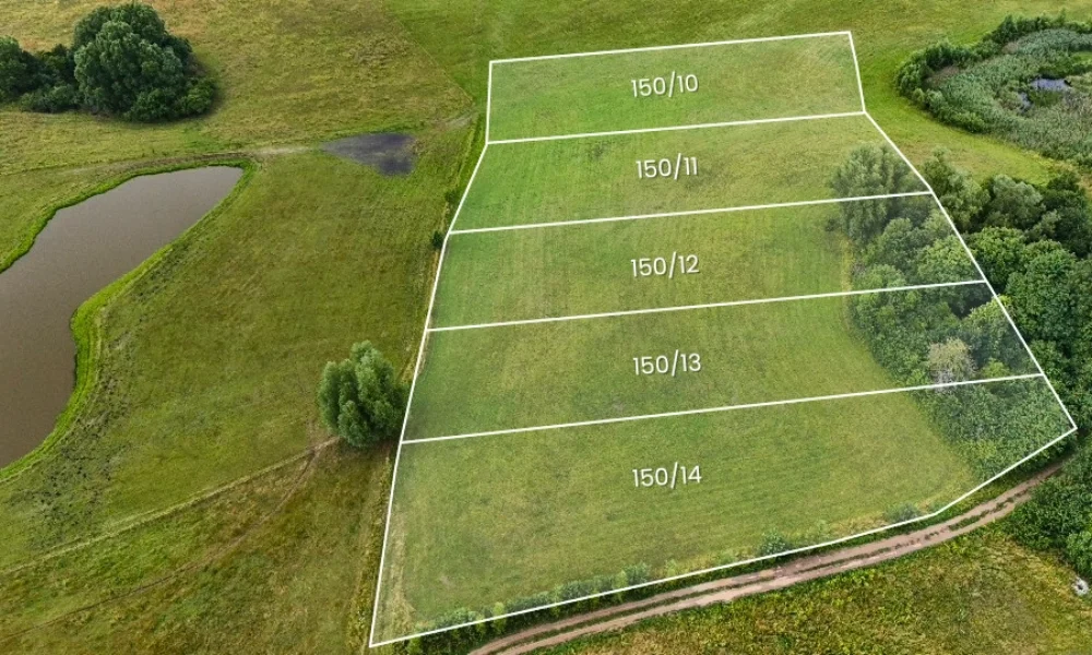 Działki budowlane 3030 m²/Krzywe/Mazury/Jezioro